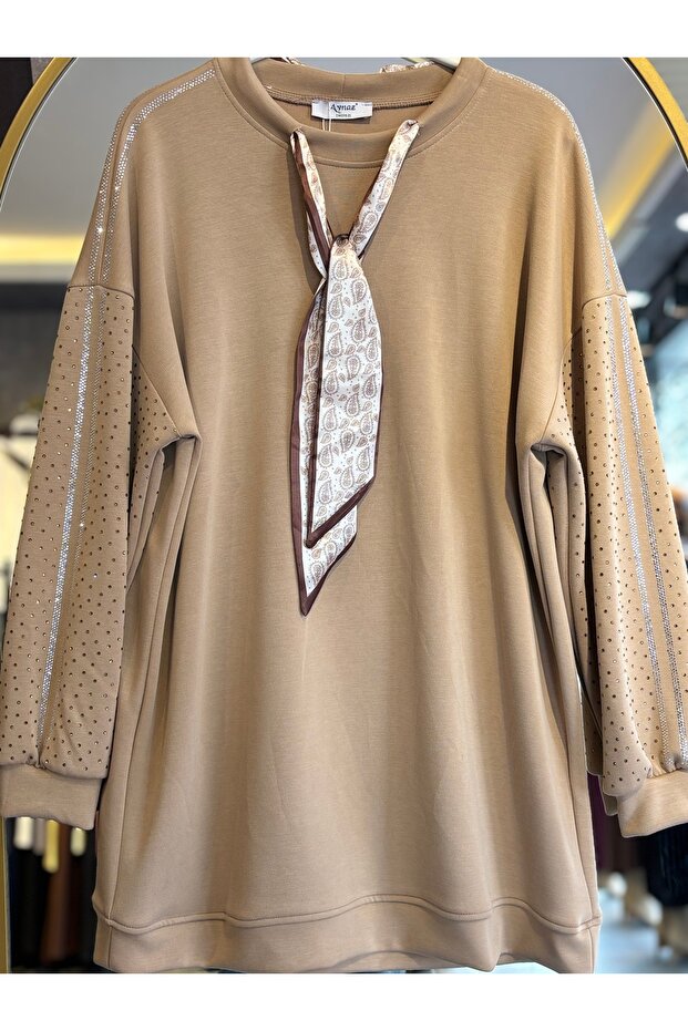 Taşlı anne tunik - 1