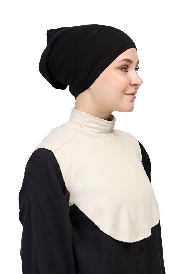 طوق الرقبة ذو الياقة المدورة المستقيمة - 4