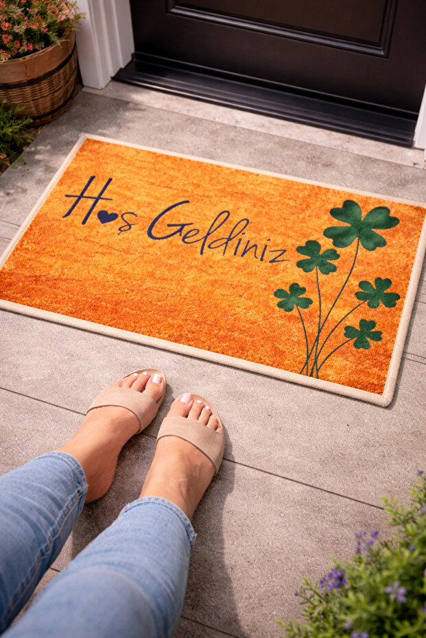 Non-Slip Base Carpet Door Mat 40X60 cm Model Option Washable Dust-Collecting