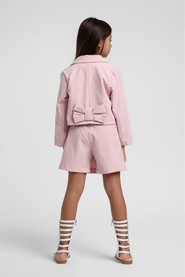 5-9 Years Old Romantic Luna Girl's 3-Piece Set-Pink