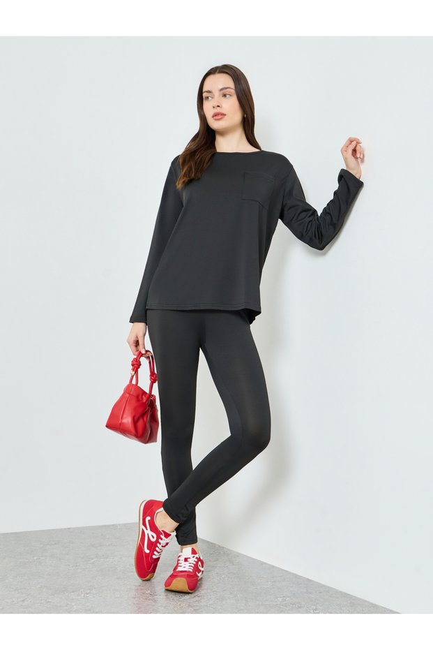 Women Relaxed Fit T-Shirt and Leggings Co-Ords