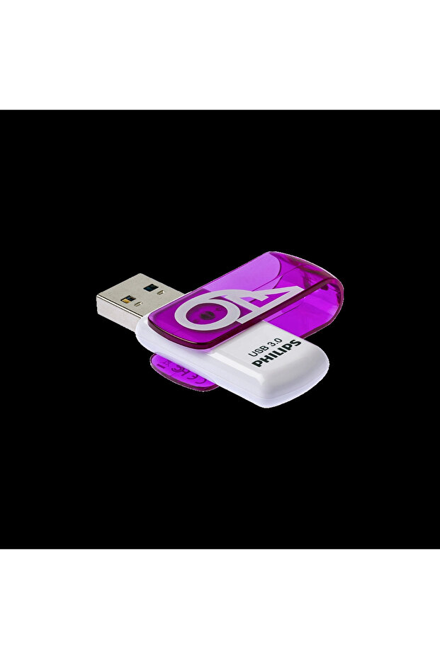 Fm64fd00b, 64gb, Usb 3.0, Vivid, Mor, Flash Disk - 3