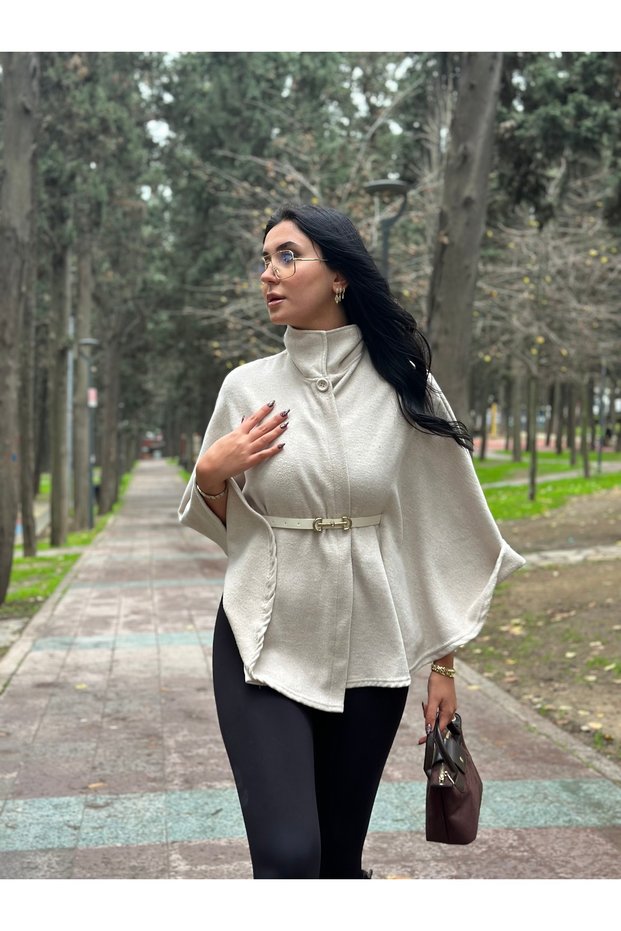 Belted Poncho