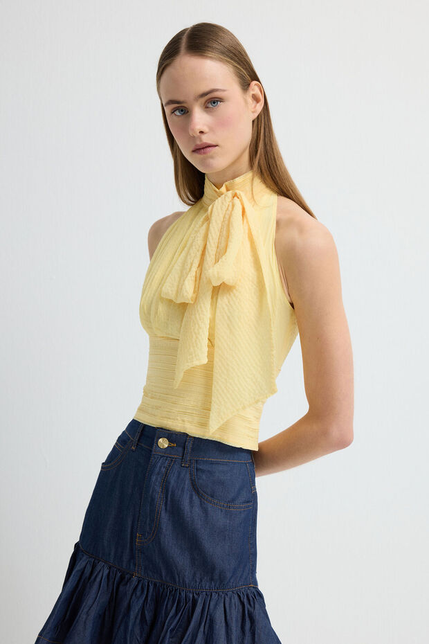 Kolsuz Piliseli Bluz - 1