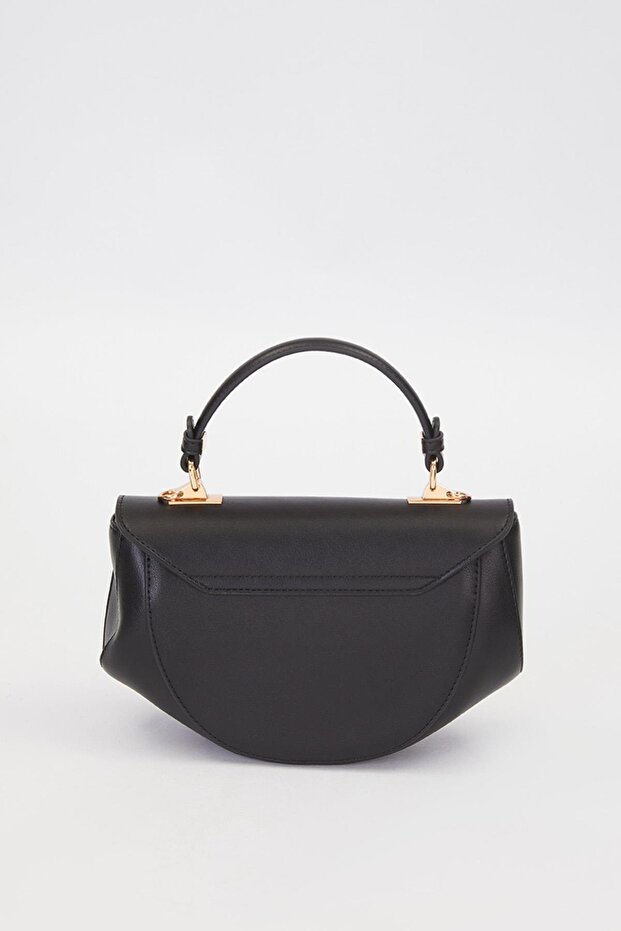 Чорна геометрична модель сумки - 4