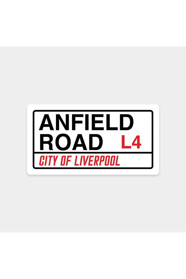 Anfield Road Liverpool Sticker