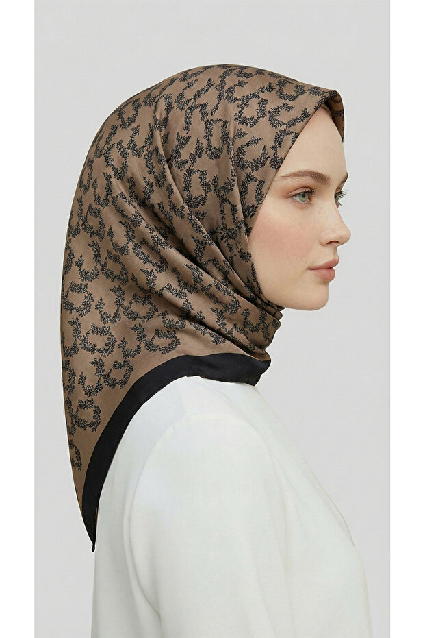 Vine Pattern Rayon Scarf - 5