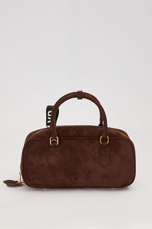 Coffee Snap Strap Shoulder Bag - 4