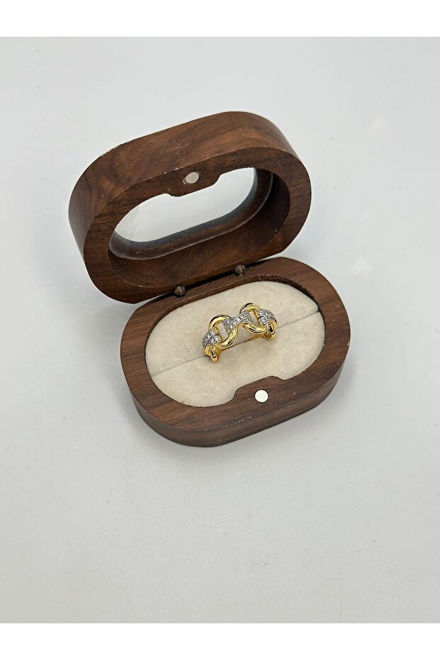 خاتم فولاذي قابل للتعديل على شكل دائرة متداخلة - 1