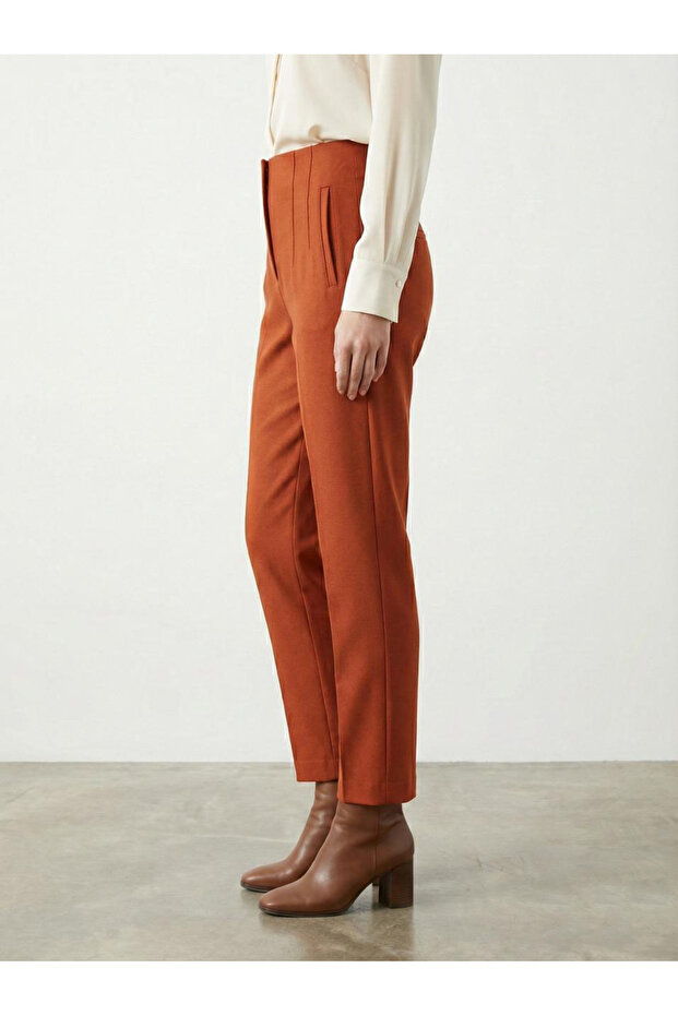 Önü Flatolu Pantolon - 2