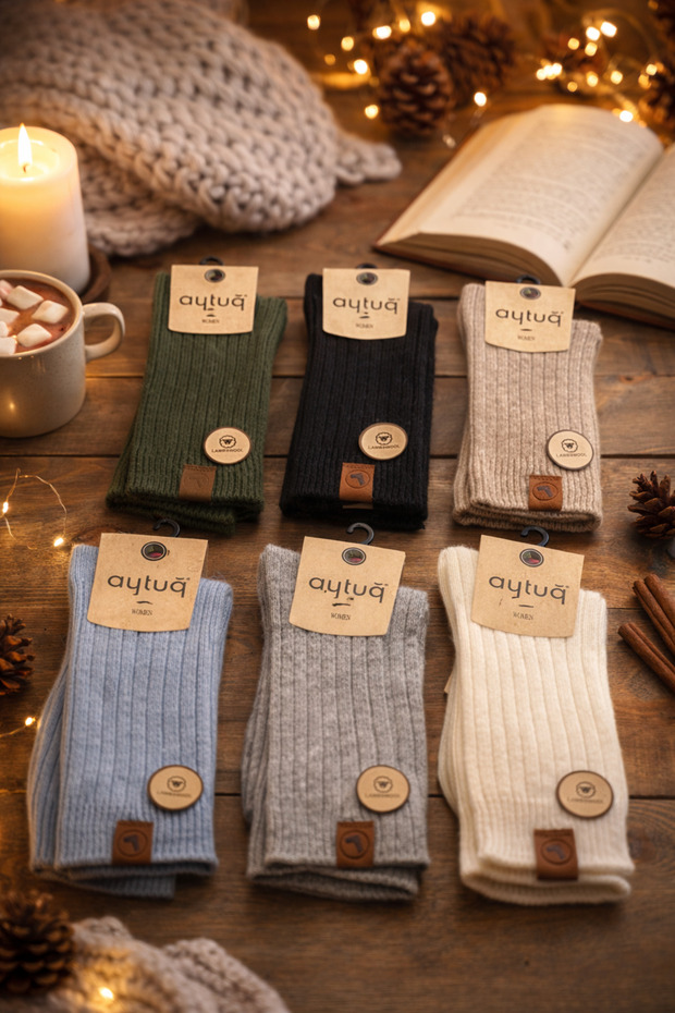 Lambswool Kadın Çorap - 2