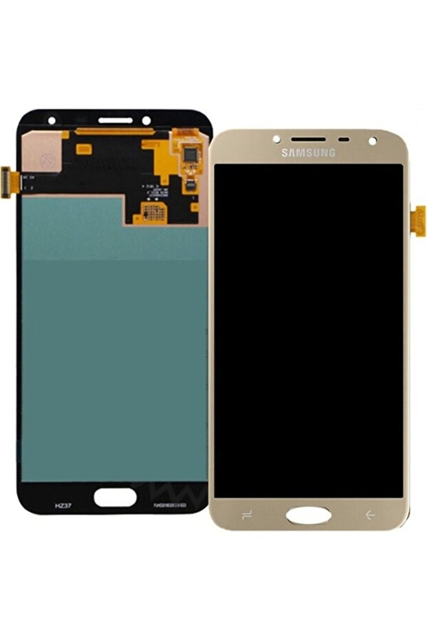 شاشة LCD تعمل باللمس من نوع OLED لهاتف سامسونج جالاكسي J5 برو باللون الذهبي