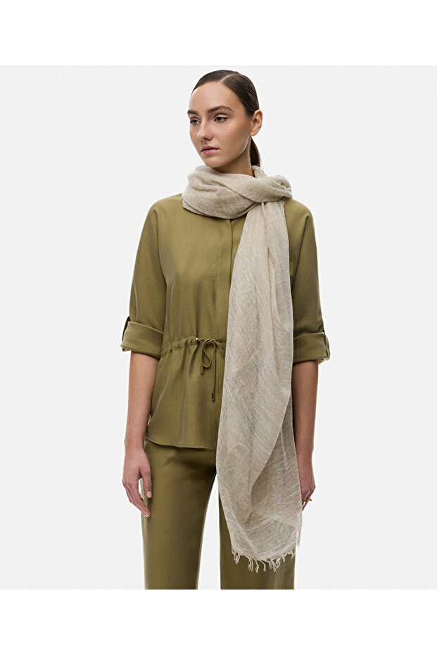 Raw edge basic şal - 2