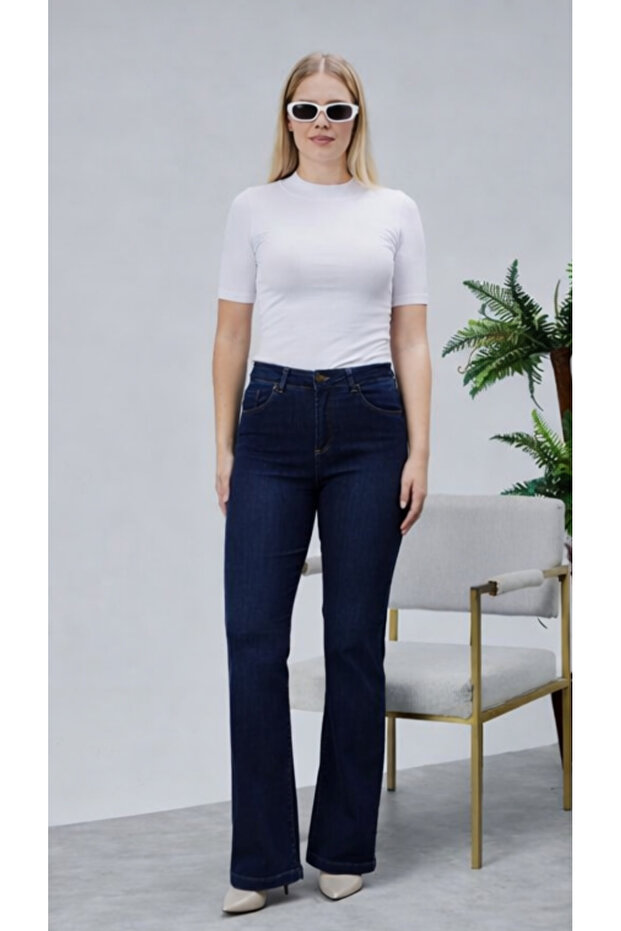 Kadın İspanyol Paça Jeans