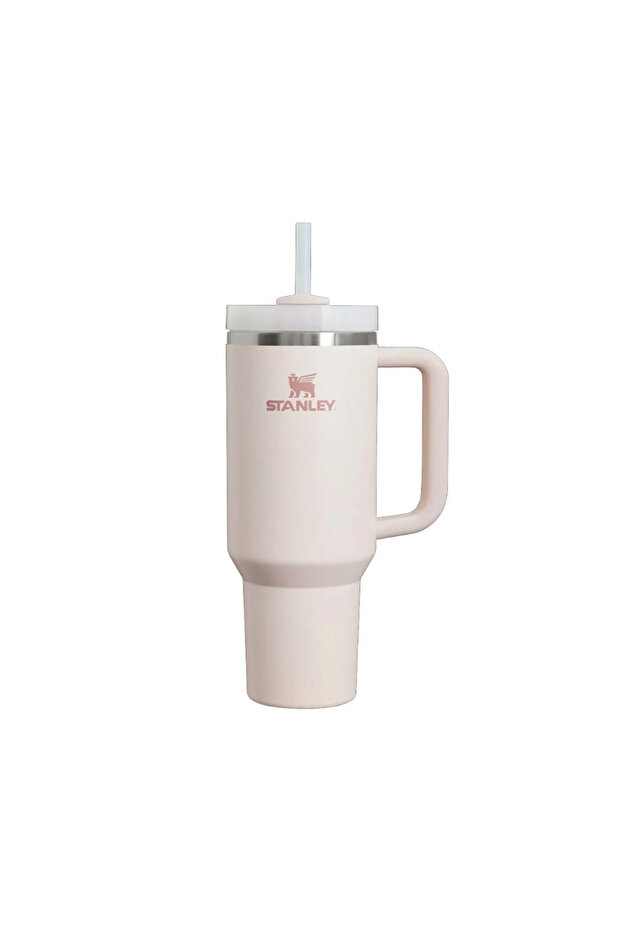Quencher Thermos Cup with Straw 1.18 Lt Rose Quartz