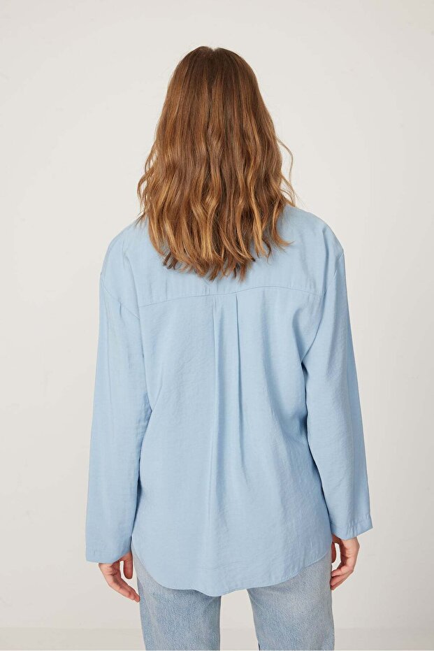 Kadın Hakim Yaka Gömlek - 5