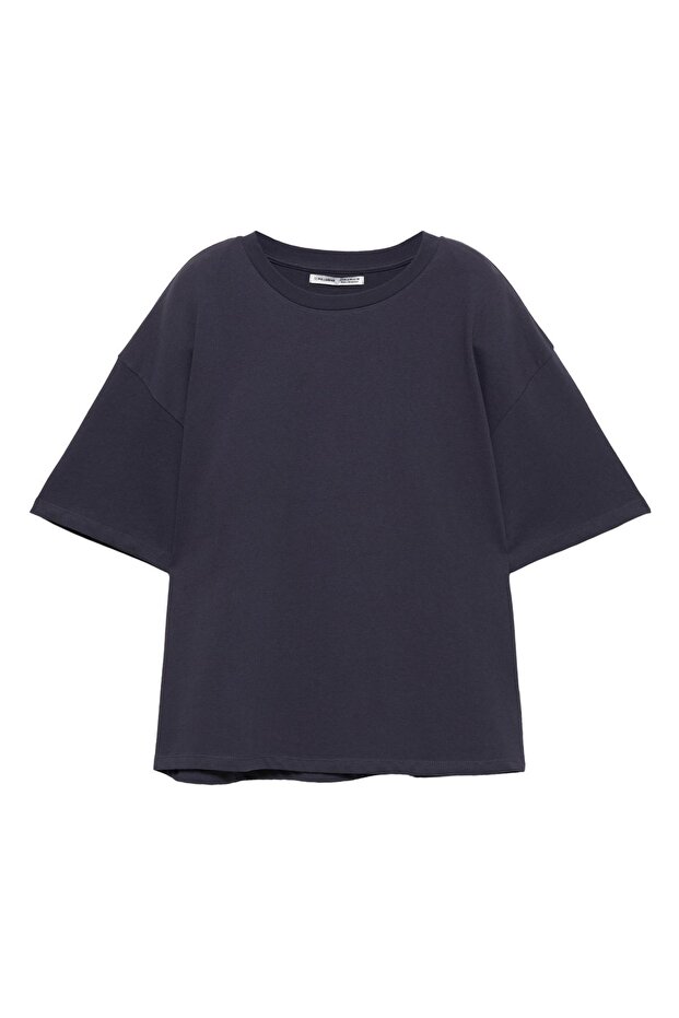 Oversize kısa kollu t-shirt - 4