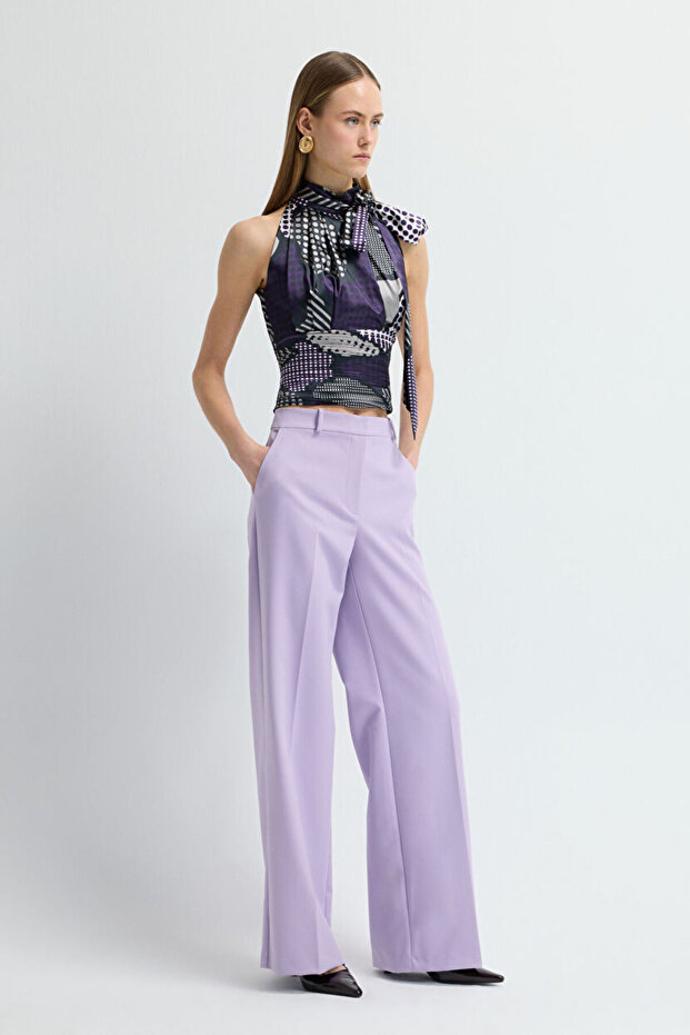 Geniş Paça Pantolon - 4