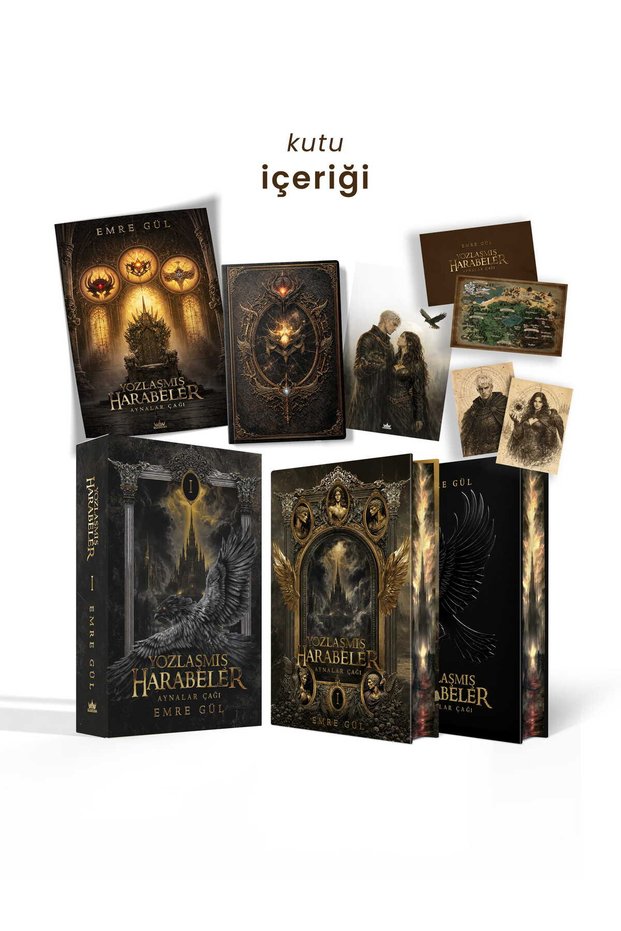 Aynalar Çağı Serisi 1: Yozlaşmış Harabeler – Single Bookshelf Side Painted Box