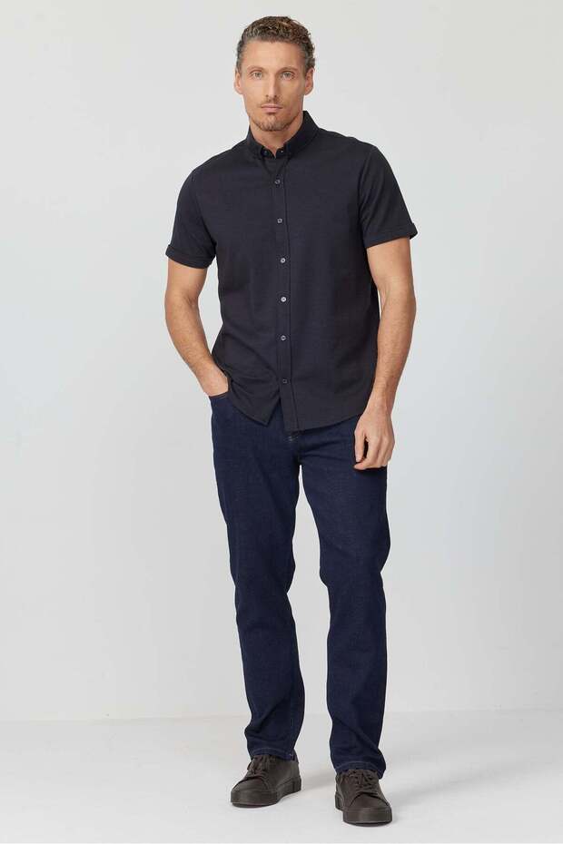 قميص رجالي بياقة بأزرار - 7