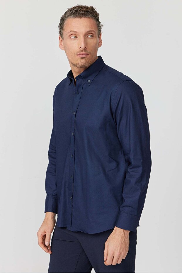 قميص رجالي عادي - 4