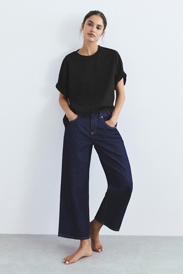 Oversize kısa kollu t-shirt - 1