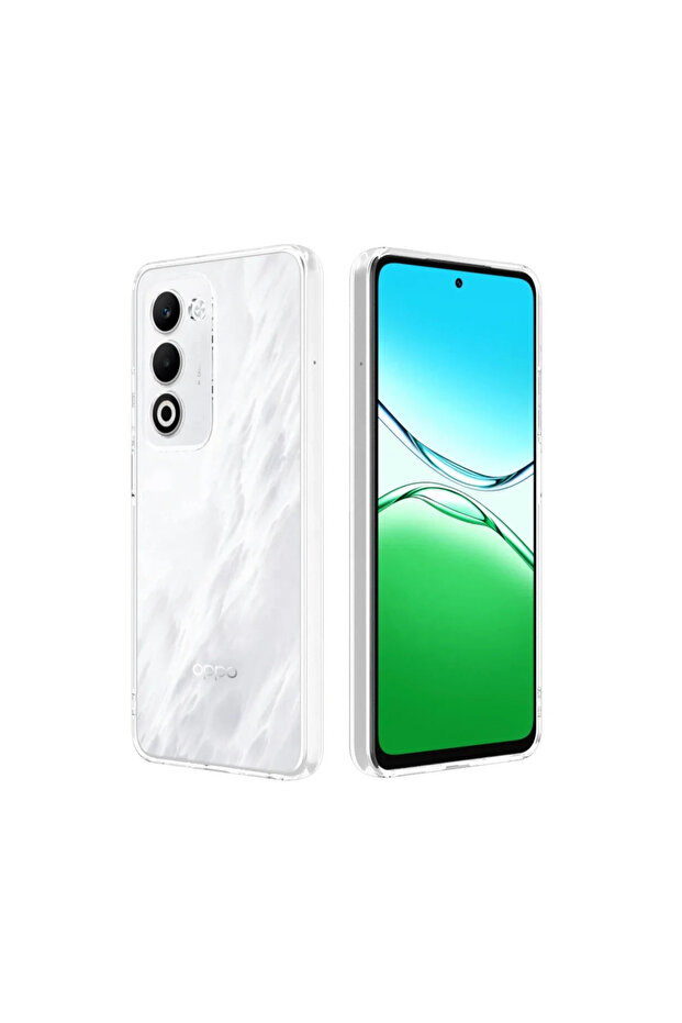 Oppo A5 4g Lüx Şeffaf Silikon - Şeffaf - 2