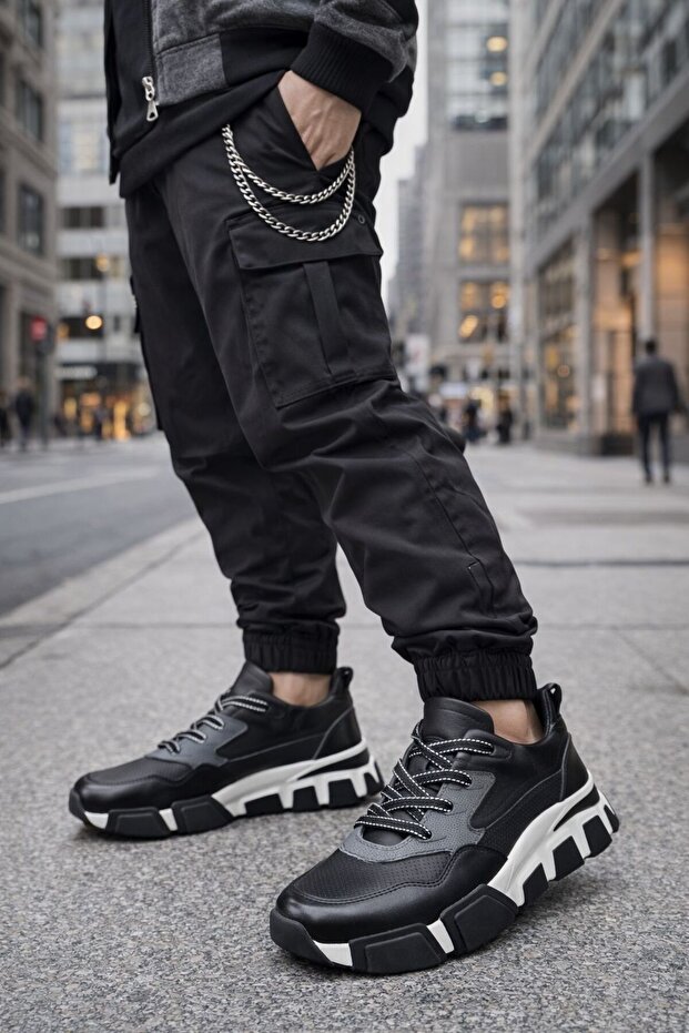 DERİ GÜNLÜK SNEAKER - 3