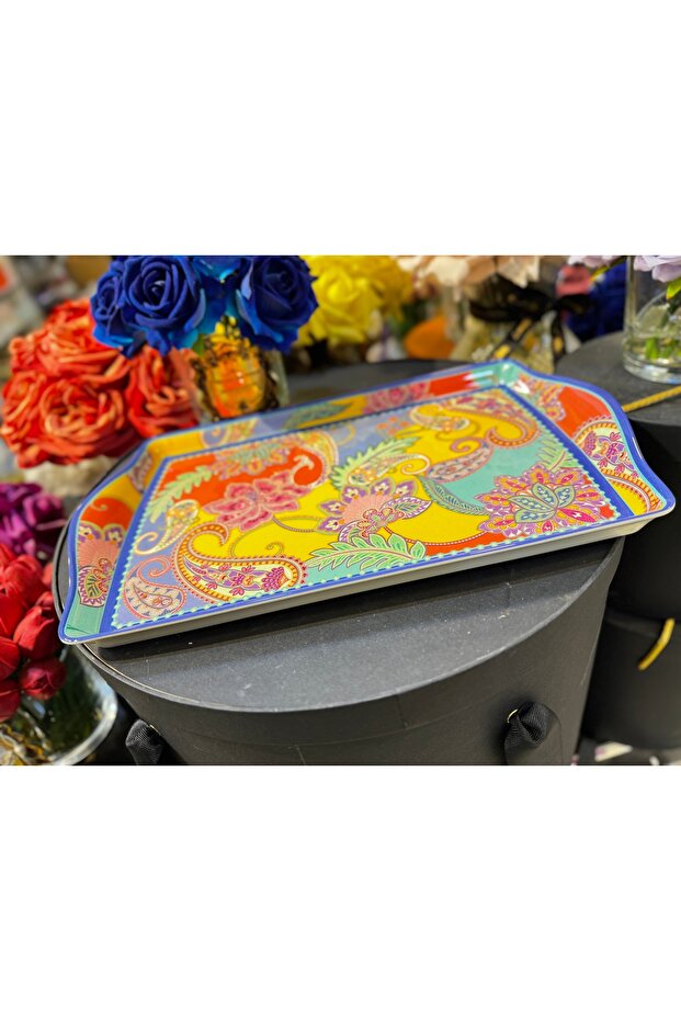 Esterhomedecor Rectangular Melamine Tray - 8