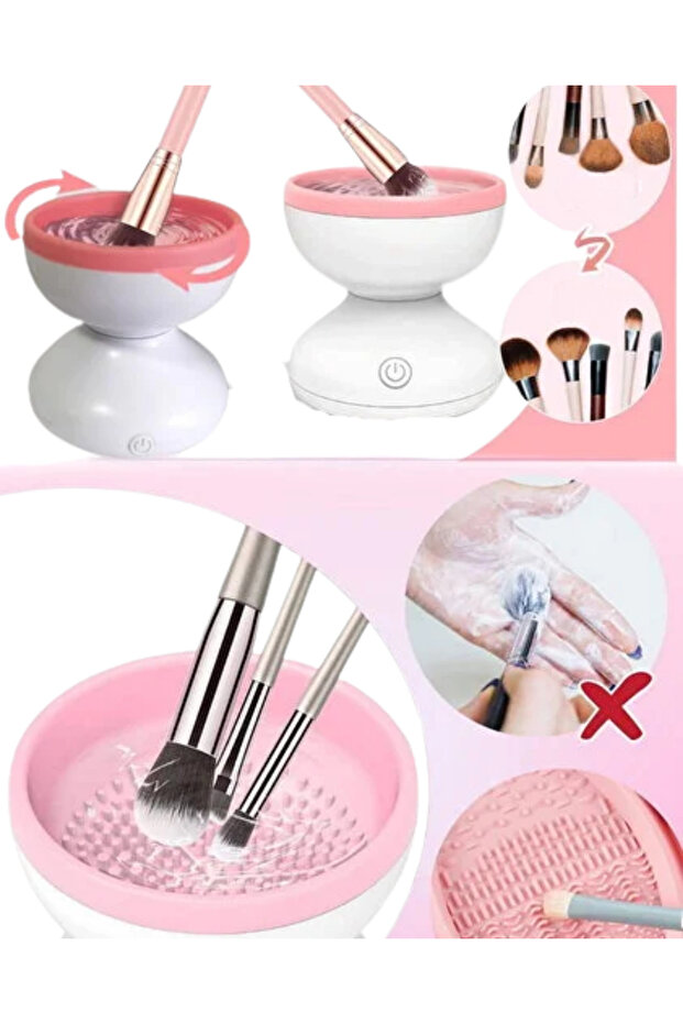Automatic Makeup Brush Cleaner USB Powered Portable Device - 4
