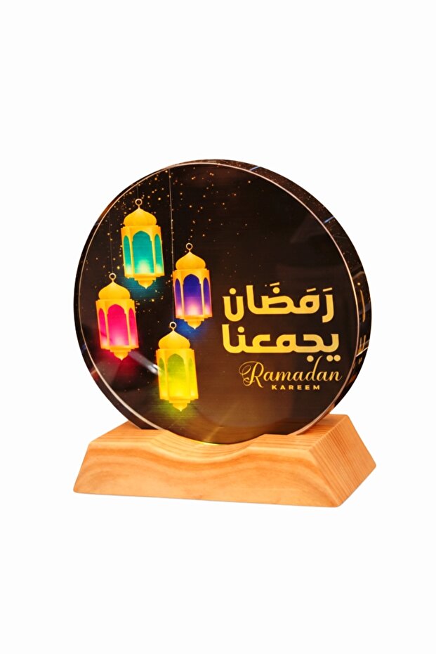 مصباح طاولة أو مصباح ليلي من الأكريليك بتقنية LED