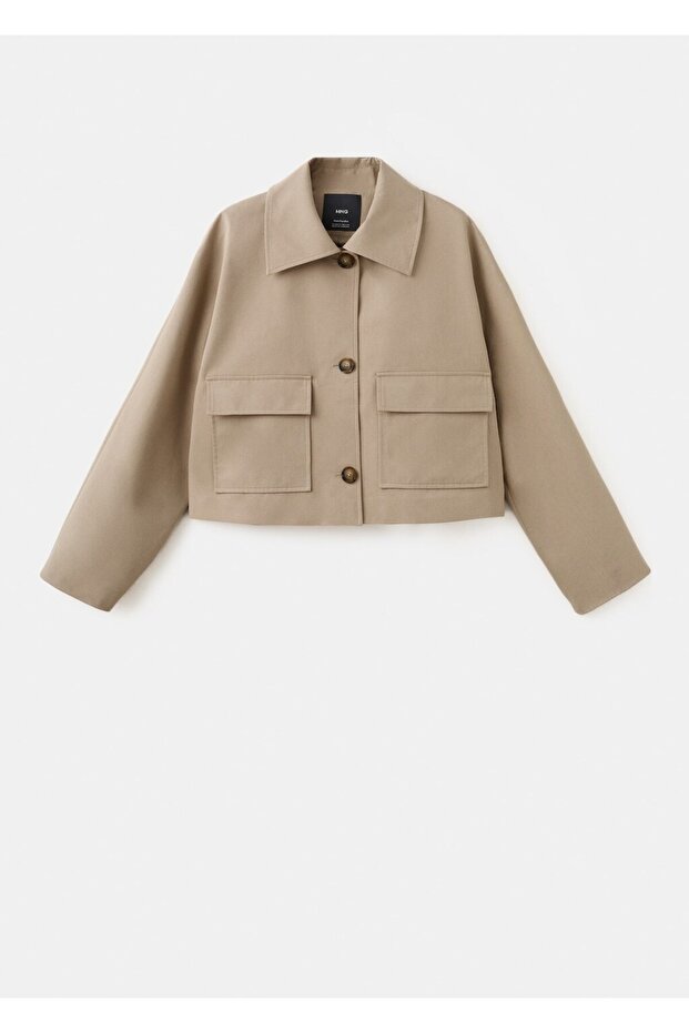 Cepli pamuklu ceket - 3