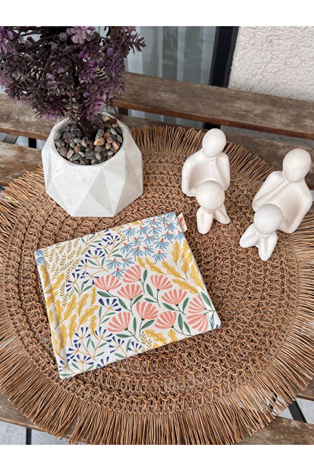 Handmade Custom Patterned Printed Fabric, Multi-Purpose Wallet with Snap Closure - 3