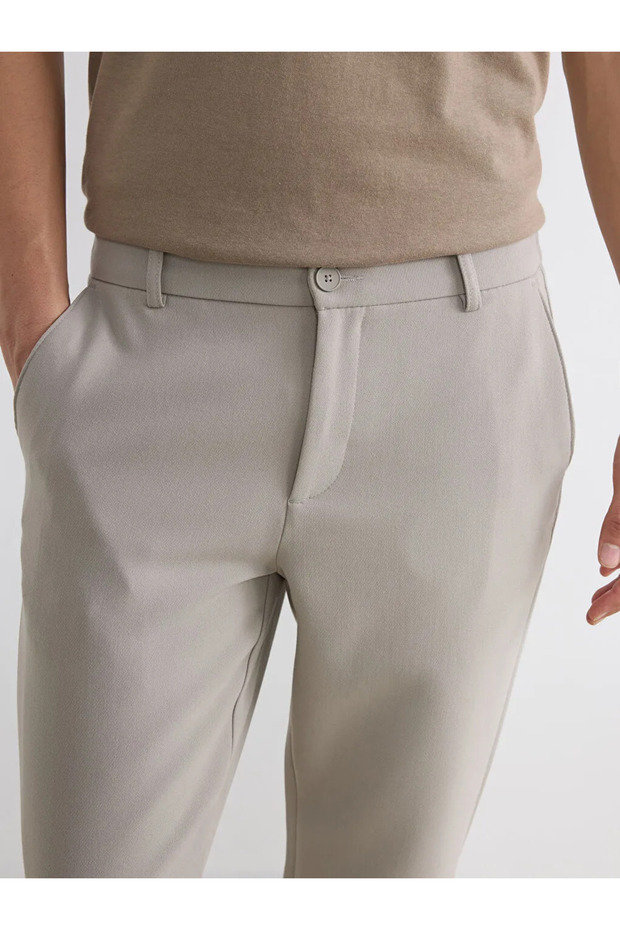 Lcw Vision Beige Standard Fit Men's Trousers