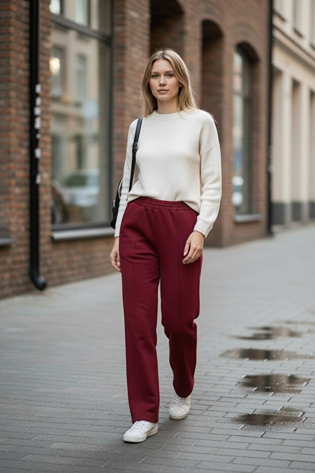 Ribbed Sharded Pants