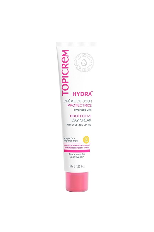 كريم النهار الواقي Topicrem Hydra+ SPF50 كريم النهار الواقي 40 مل