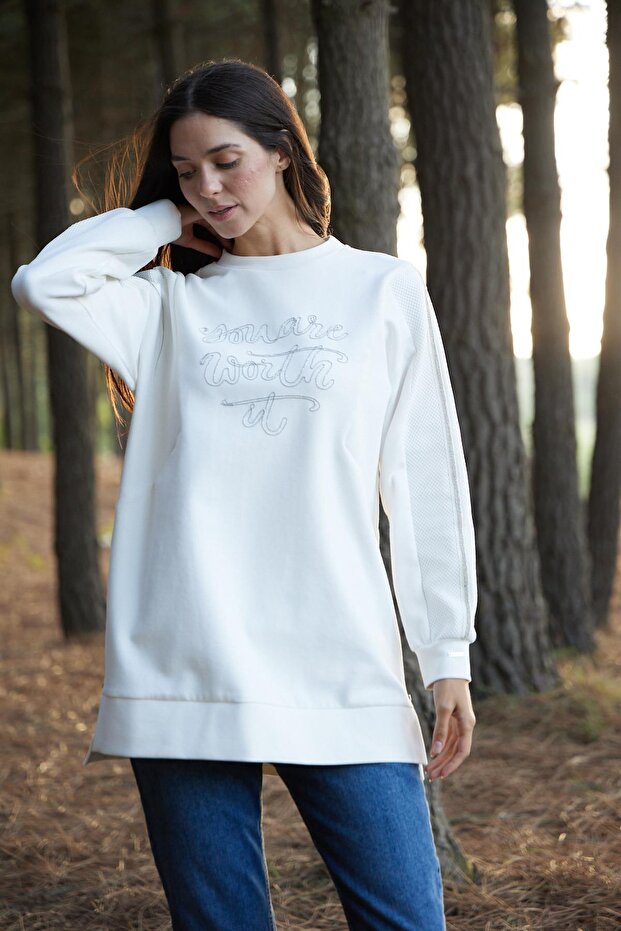 ZİNCİR NAKIŞLI KUPLU TUNİK - 3