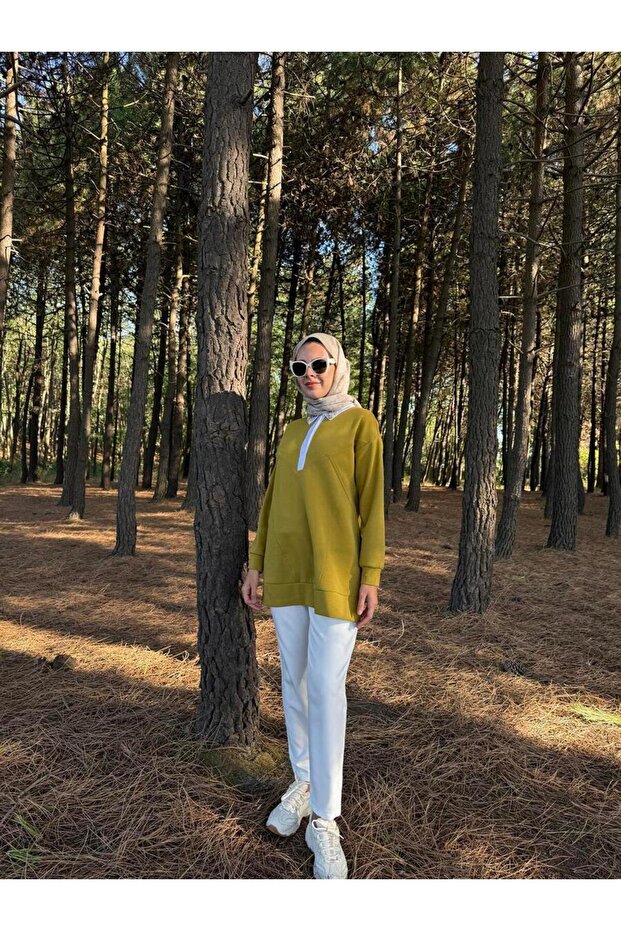 RENKLİ TAŞ İŞLEMELİ TUNİK - 2