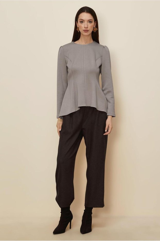 Fluffy Detailled Blouse 46049