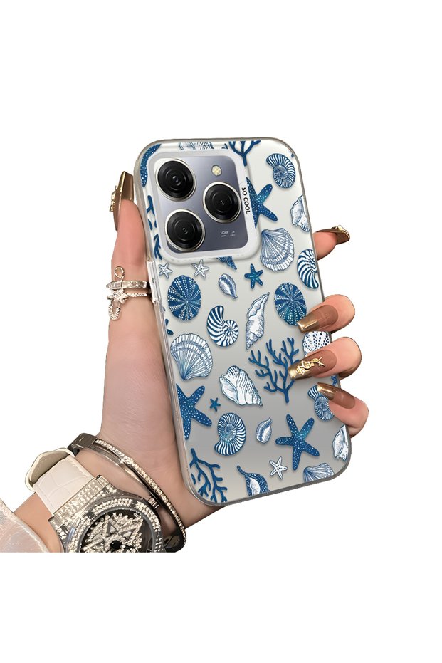 Tecno Spark 20 Pro 4G/5G Compatible Hard Acrylic Back Silicone Edge Lens Protection Stylish Printing Case