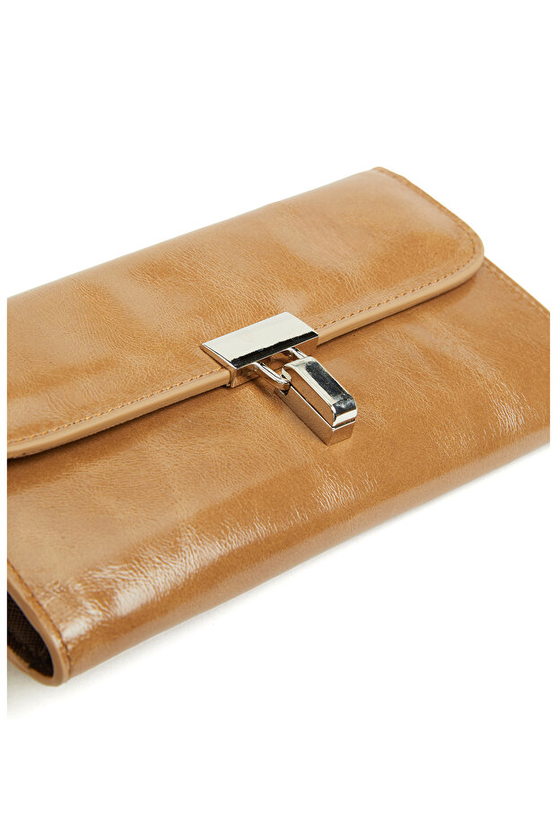 Camel Kadın Deri Cüzdan - 5