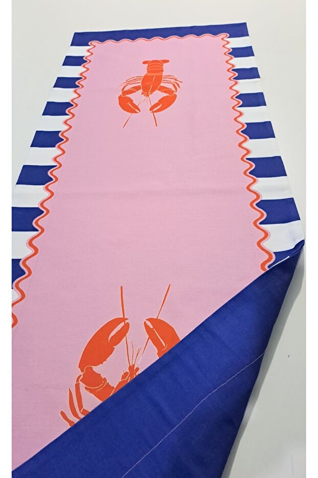 İstakoz baskılı runner - 2