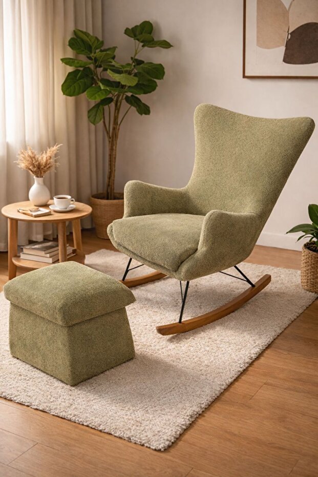 Rahat Sallanan Berjer yeşil - 1