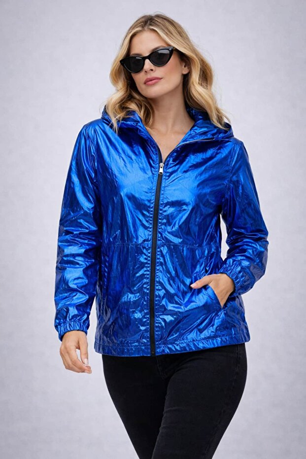 معطف واقٍ من المطر عاكس للضوء (بدون بطانة) K6946 - 2