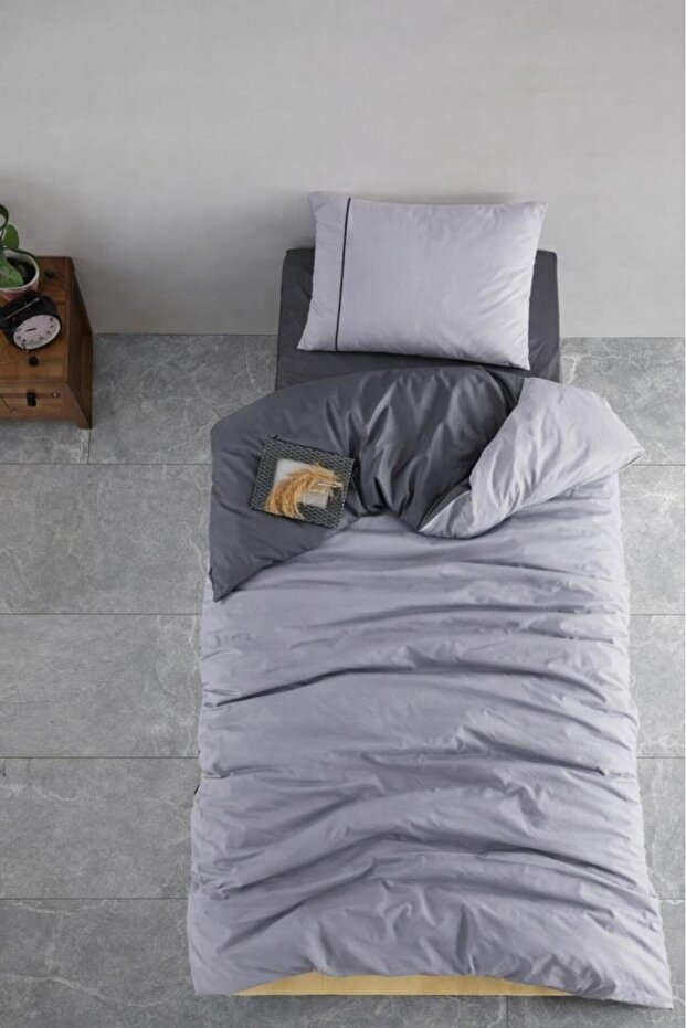 Zagreb 100% Cotton Double-Sided Single Duvet Cover Set
