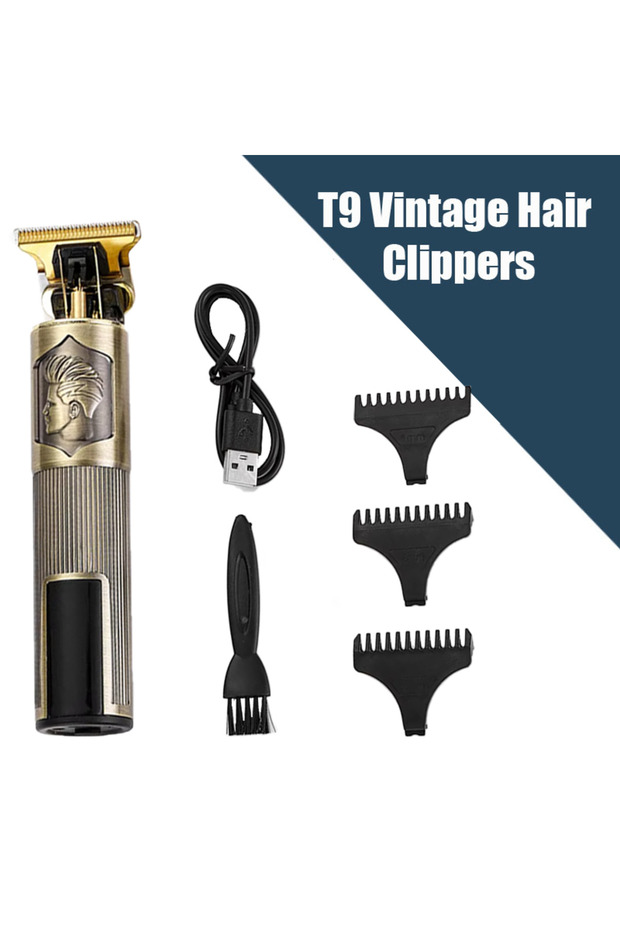 068-HandsomeBoy Portable Hairdressing Clipper USB Fast Charging Approaching Zero Gapped Cutting Shav