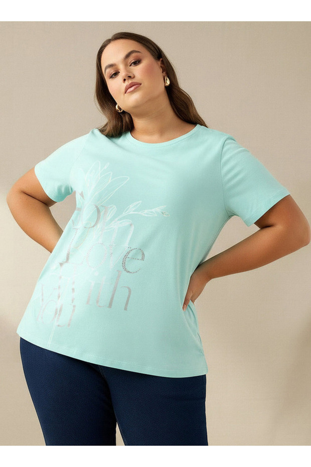 Relaxed Fit T-shirt with Floral Print