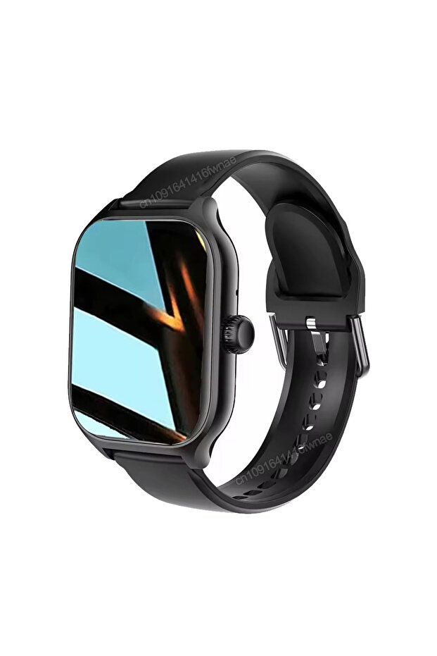 Black 2026 New Smart Watch 2.01'' HD Display Bluetooth Call Message Alert Sports Mode GPS Tracker Sm