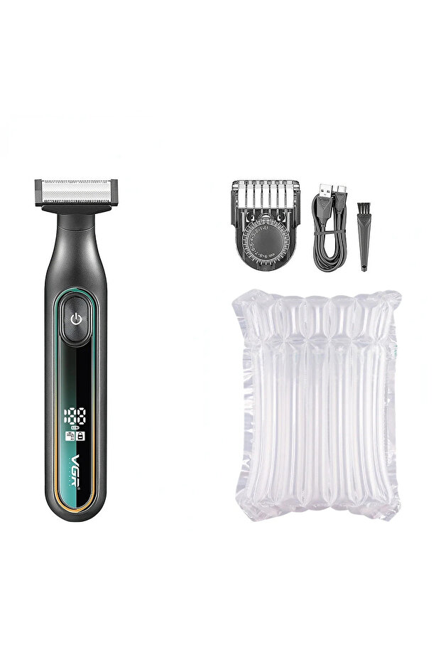 green without box VGR Shaver Professional Shaving Machine Waterproof Beard Shaver Electric Razor LED