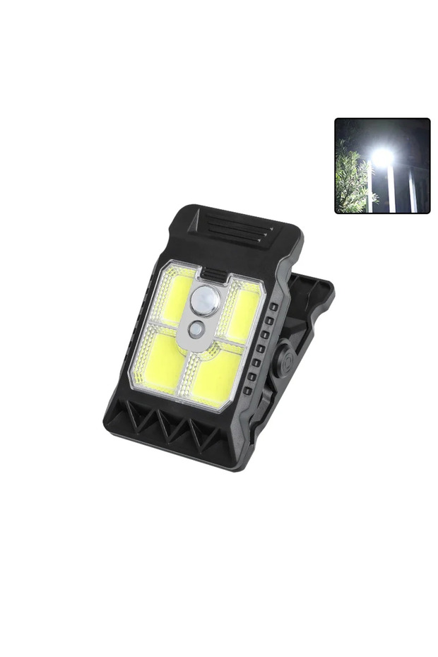 XIWANGFIRE Clip-White COB lamp Outdoor LED Solar Clip Ligh 3 Modes Motion Sensor Lamp Waterproof Wal
